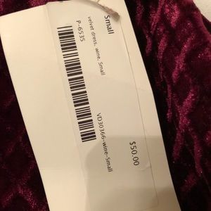 Crushed velvet baby doll dress